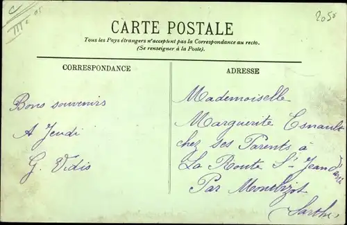 Ak Paris III. Temple, Le Marché du Temple