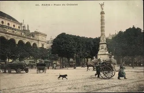 Ak Paris I, Place du Châtelet