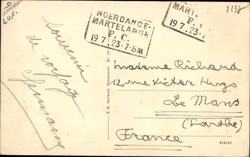 Ak Echternach Luxemburg, Procession dansante, danseurs Echternachois