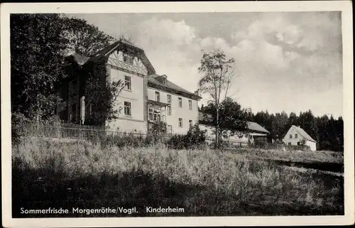 Ak Morgenröthe Rautenkranz Muldenhammer im Vogtland, Kinderheim