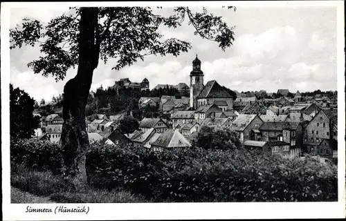 Ak Simmern im Hunsrück, Panorama