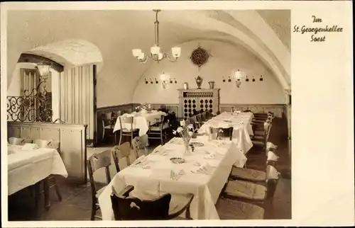 Ak Soest in Westfalen, St. Georgenkeller