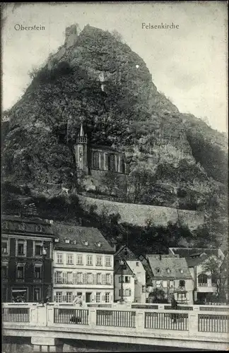 Ak Oberstein an der Nahe, Felsenkirche