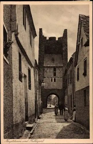 Ak Alken an der Mosel, Hauptstraße, Fallerport