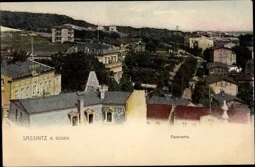 Ak Sassnitz auf Rügen, Panorama