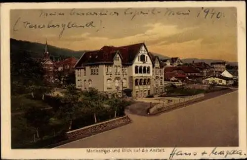 Ak Bad Oeynhausen in Westfalen, Anstalt Wittekindshof, Marthahaus