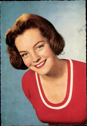 Ak Schauspielerin Romy Schneider, Portrait