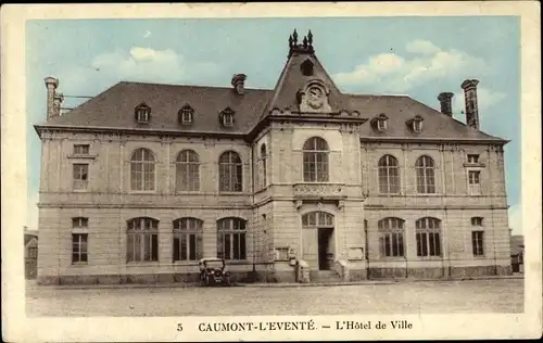 Ak Caumont l'Éventé Calvados, L'Hotel de Ville