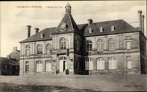 Ak Caumont l'Éventé Calvados, L'Hotel de Ville