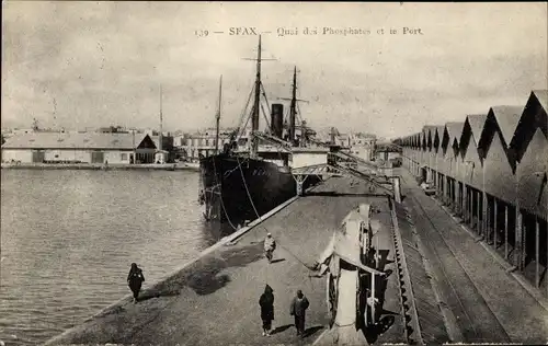 Ak Sfax Tunesien, Quai des Phosphates, Le Port