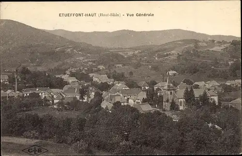 Ak Etueffont Haut Territoire de Belfort, Vue générale