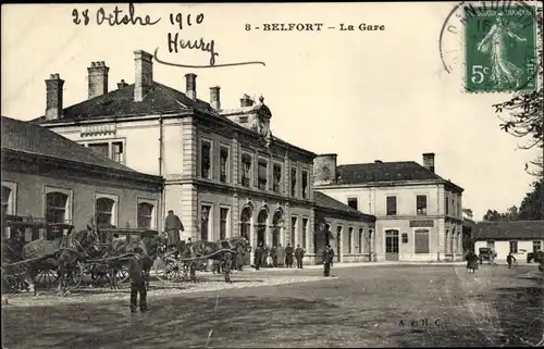 Ak Belfort Beffert Beffort Territoire de Belfort, La Gare