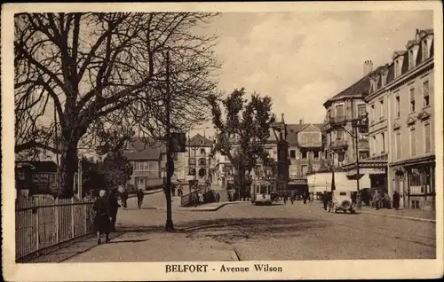 Ak Belfort Beffert Beffort Territoire de Belfort, Avenue Wilson