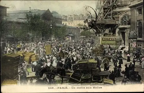 Ak Paris I, Un matin aux Halles