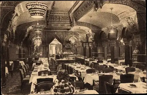 Ak Paris II., Restaurant Luce, La Grande Salle, 24. Passage des Princes, Rue de Richelieu