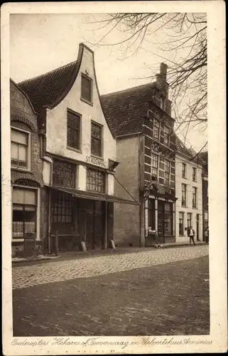 Ak Oudewater Utrecht Niederlande, Heksen of Tooverwaag en Geboortehuis Arminius