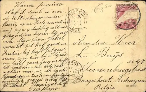 Ak Vlissingen Zeeland Niederlande, Kerkhoflaan
