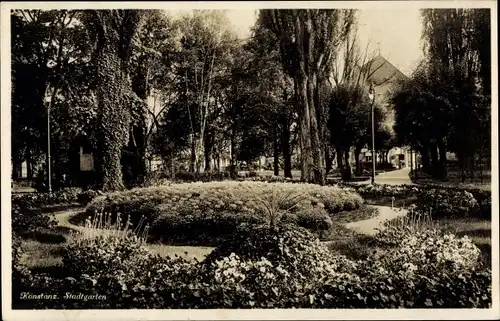 Ak Konstanz am Bodensee, Stadtgarten