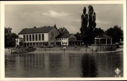 Ak Konstanz am Bodensee, Städt. Hallenbad