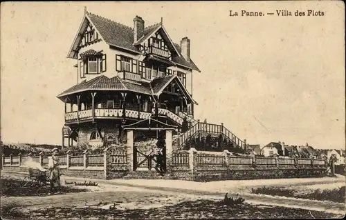 Ak La Panne Westflandern, Villa des Flots