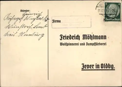 Ak Landpoststempel Winzlar über Wunstorf