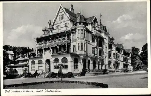Ak Bad Sachsa im Harz, Hotel Schützenhaus
