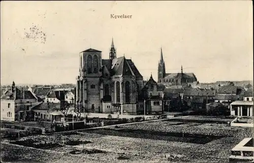 Ak Kevelaer am Niederrhein, Stadtansicht