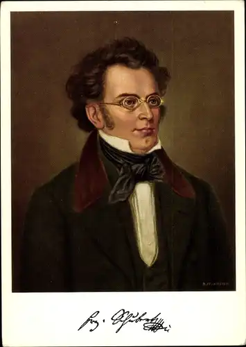 Künstler Ak Piontkovsky N., Komponist Franz Schubert