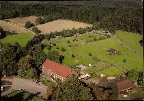 Ak Lavesum Haltern am See, Wildpark Restaurant Ketteler Hof, Vogelschau