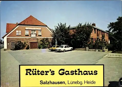 Ak Salzhausen in der Lüneburger Heide, Gasthaus Rüters
