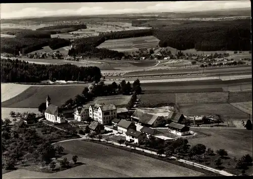 Ak Heiligenbronn Salzstetten Waldachtal im Schwarzwald, Luftaufnahme