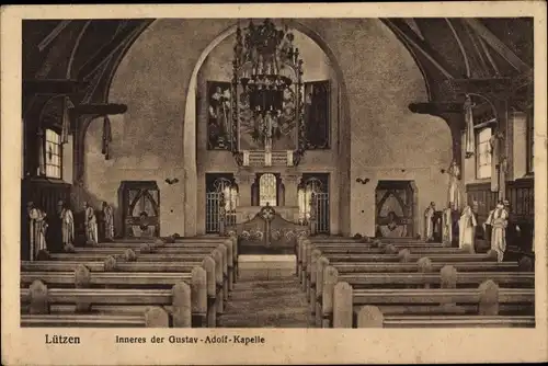 Ak Lützen Burgenlandkreis, Gustav Adolf Kirche, Inneres