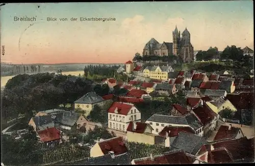 Ak Breisach am Oberrhein, Blick von der Eckartsbergruine