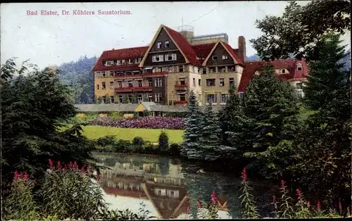 Ak Bad Elster im Vogtland, Dr. Köhler's Sanatorium