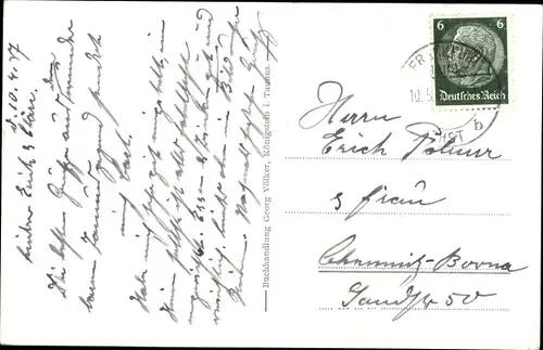 Ak Königstein im Taunus, Taunusheim, Ruine, Anlagen