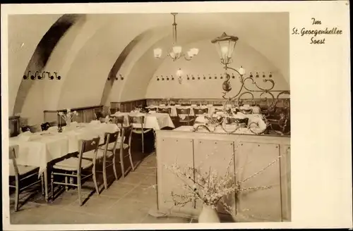 Ak Soest in Westfalen, St. Georgenkeller