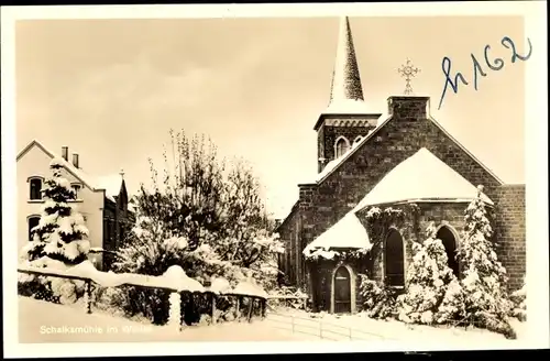 Ak Schalksmühle im Sauerland, Kirche im Winter