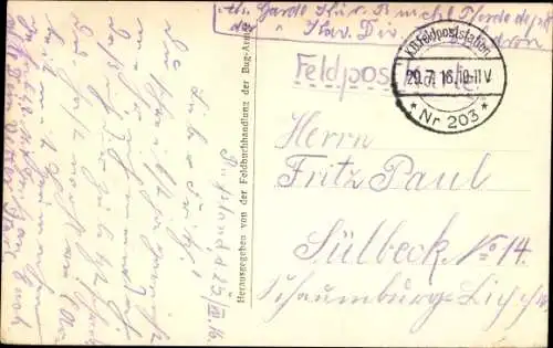 Ak Kowel Ukraine, Kriegslazarett