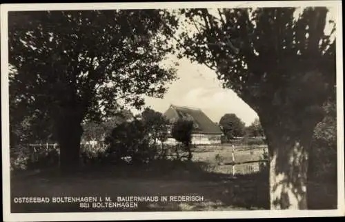 Ak Redewisch Ostseebad Boltenhagen, Bauernhaus