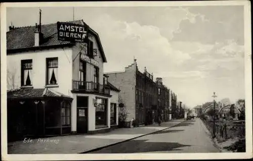 Ak Ede Gelderland Niederlande, Parkweg, Amstel Bieren