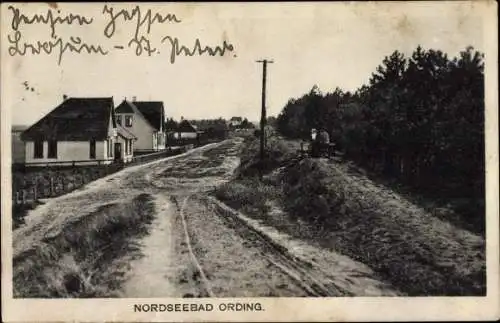 Ak Nordseebad Sankt Peter Ording, Teilansicht der Ortschaft