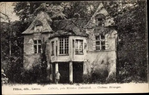 Ak Canon Calvados, Chateau Beranger