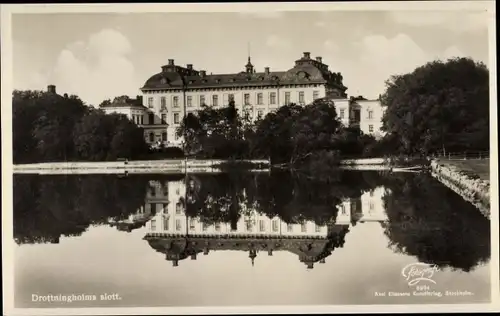 Ak Drottningholm Schweden, Schloss