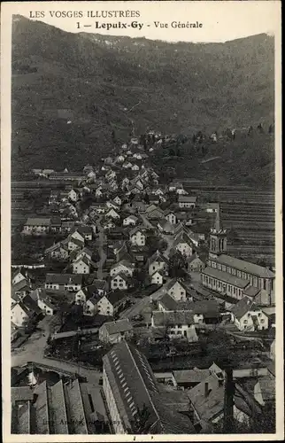 Ak Lepuix Gy Territoire de Belfort, Vue générale, Blick auf den Ort