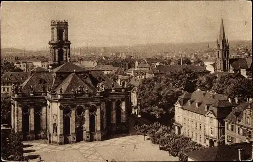 Ak Saarbrücken, Ludwigs- und St Jacob Kirche