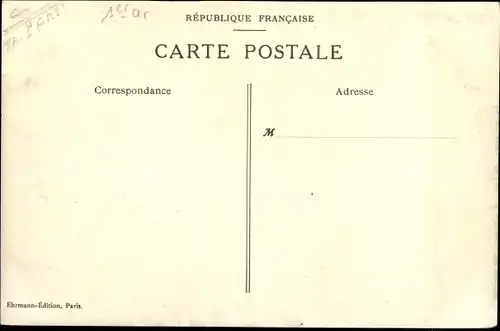 Ak Paris I., Grands Magasins du Louvre, Visite des Souverains Anglais 1914