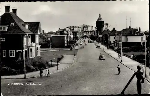 Ak Vlissingen Zeeland Niederlande, Badhuisstraat