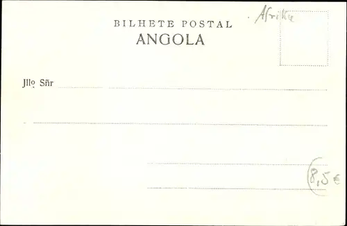Ak Casengo Angola, Valle do Zondo, Eisenbahn, Dampflok