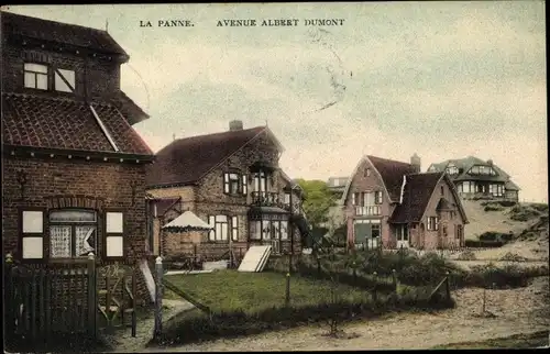 Ak La Panne Westflandern, Avenue Albert Dumont