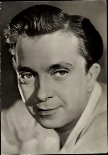 Ak Schauspieler Wolfgang Kieling, Friedel Walter, Genesung, Portrait, DEFA